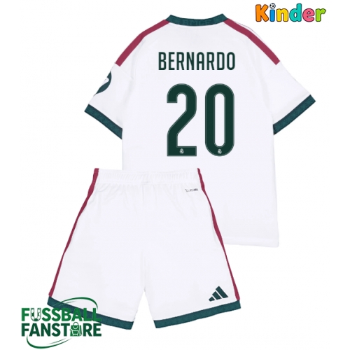 Real Madrid Bernardo Silva #20 Replik Heimtrikot Kinder 2026-27 Kurzarm (+ Kurze Hosen)